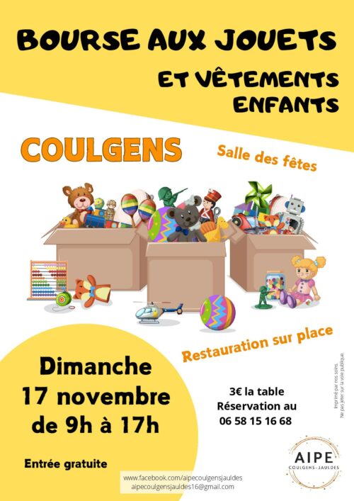 BOURSE AUX JOUETS